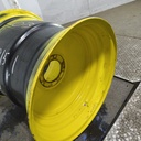 25"W x 26"D, John Deere Yellow 8-Hole Formed Plate , -2.75" Offset