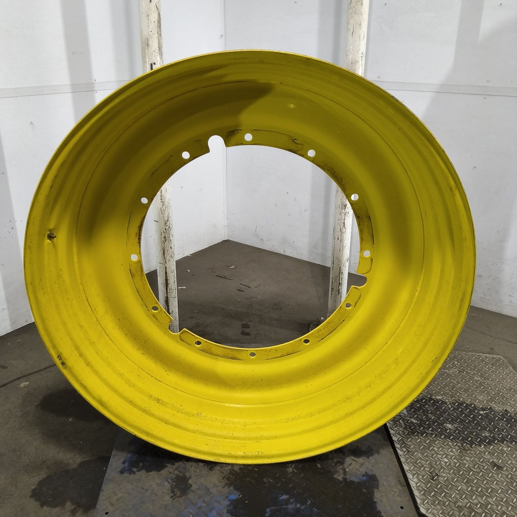 15"W x 50"D, John Deere Yellow 12-Hole Stub Disc , -3.25" Offset