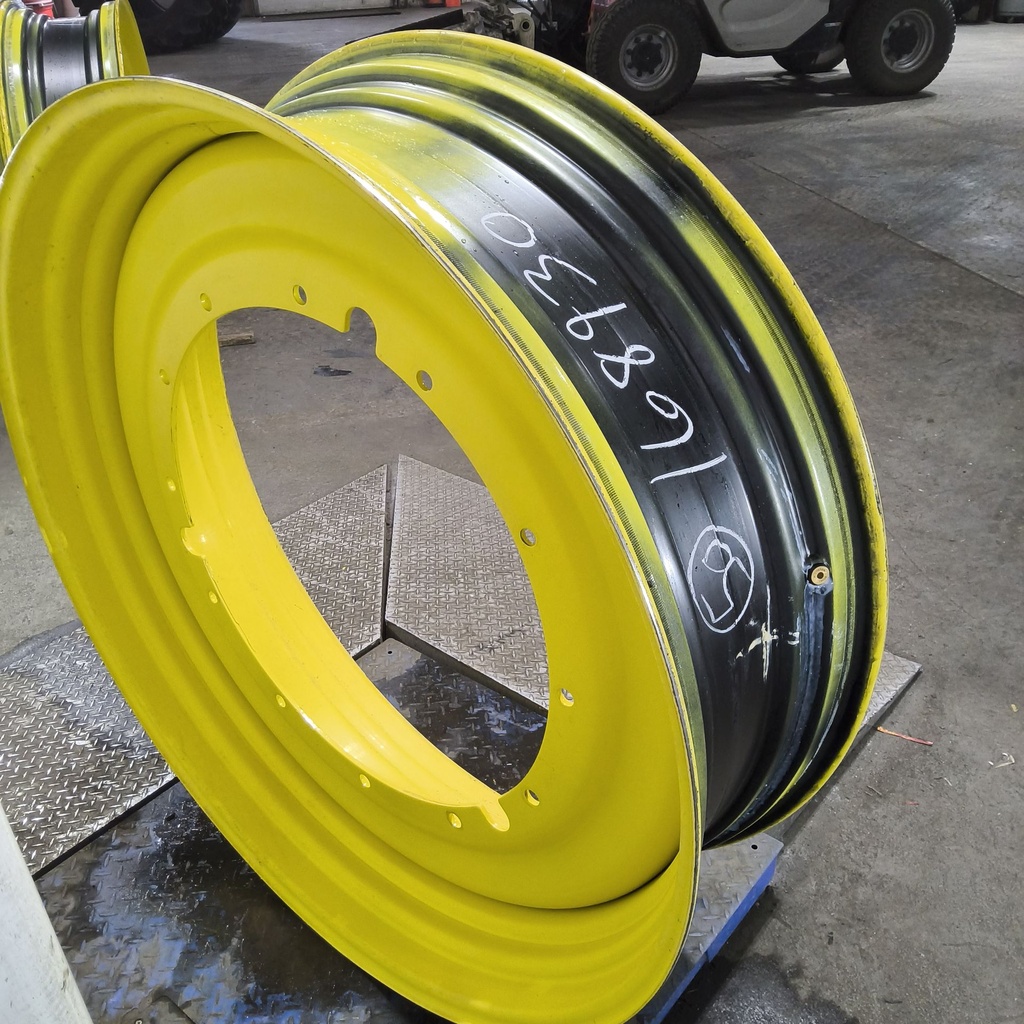 15"W x 50"D, John Deere Yellow 12-Hole Stub Disc , -3.25" Offset