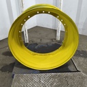 15"W x 34"D, John Deere Yellow 12-Hole Waffle Wheel (Groups of 3 bolts)