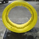 15"W x 34"D, John Deere Yellow 12-Hole Waffle Wheel (Groups of 3 bolts)