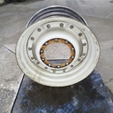 15"W x 30"D, Ford / New Holland White 8-Hole Waffle Wheel (Groups of 2 Bolts)