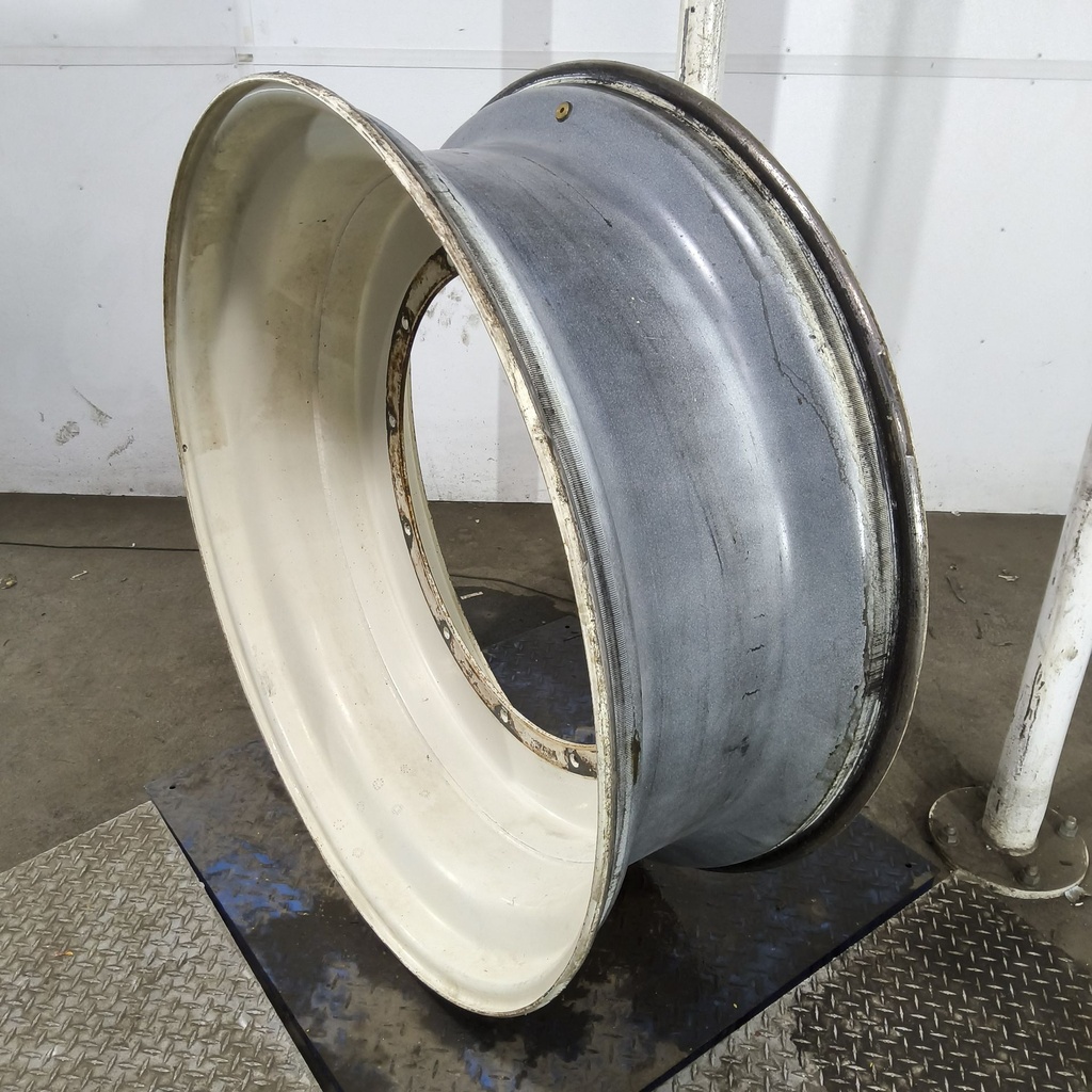 16"W x 46"D, Ford / New Holland White 12-Hole Stub Disc , 2.56" Offset