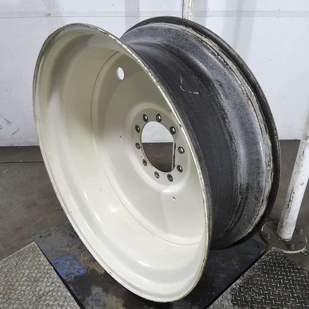 16"W x 46"D, Ford / New Holland White 10-Hole Formed Plate , 5.38" Offset
