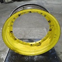 13"W x 34"D, John Deere Yellow 12-Hole Waffle Wheel (Groups of 3 bolts)
