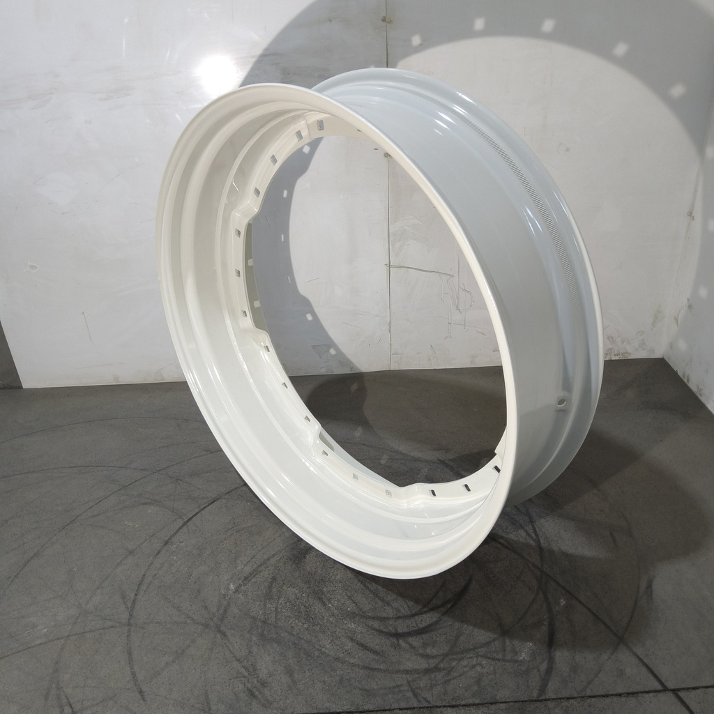 10"W x 38"D, Ford / New Holland White 12-Hole Waffle Wheel (Groups of 3 bolts)