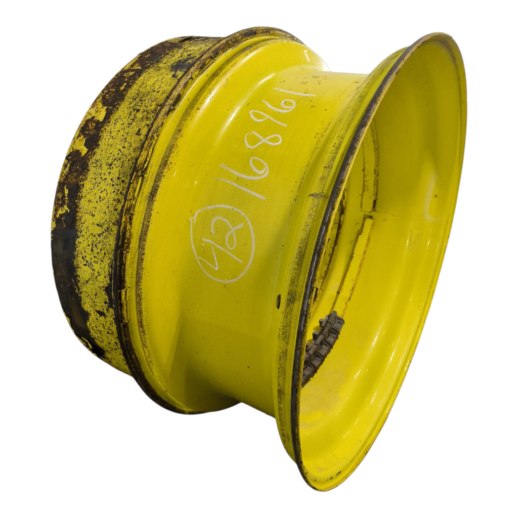 16"W x 42"D, John Deere Yellow Band Dual "T" Rail