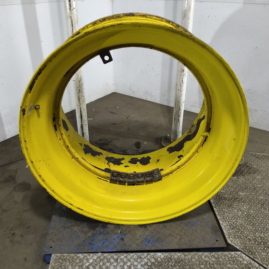 16"W x 42"D, John Deere Yellow Band Dual "T" Rail
