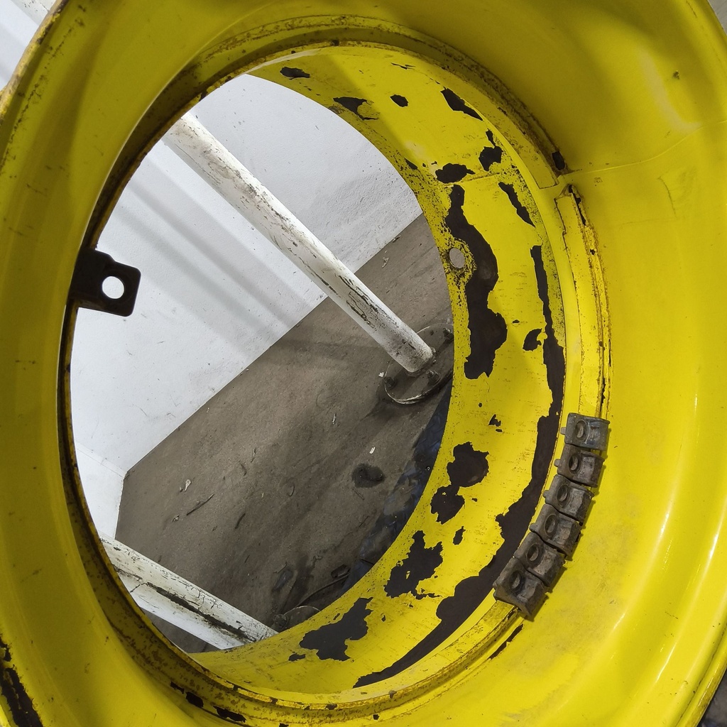 16"W x 42"D, John Deere Yellow Band Dual "T" Rail