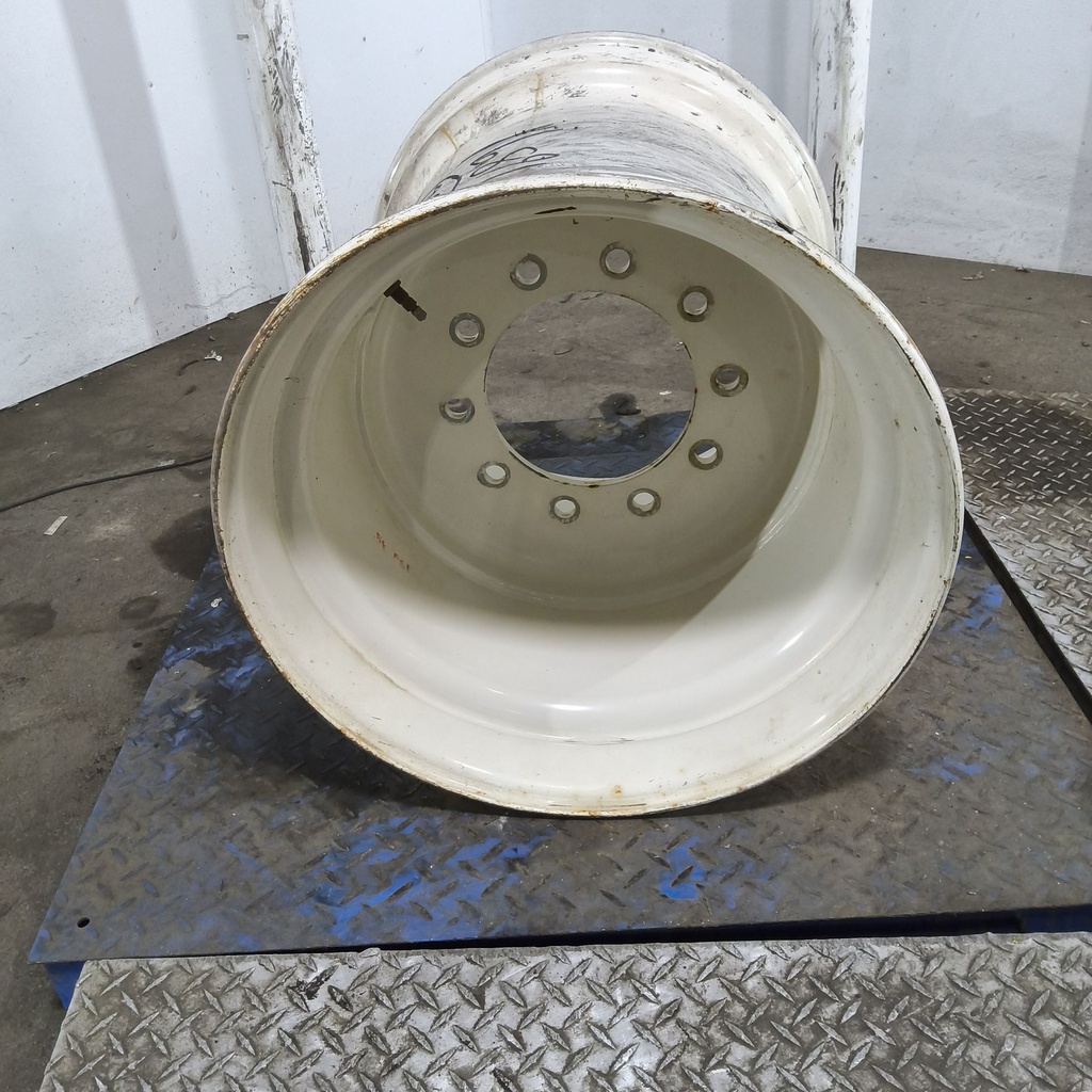 24"W x 22.5"D, Ford / New Holland White 10-Hole Hub Pilot