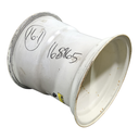 16"W x 16.1"D, Off White 8-Hole Flat Plate , -1.12" Offset