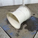 16"W x 16.1"D, Off White 8-Hole Flat Plate , -1.12" Offset