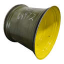 38"W x 46"D, John Deere Yellow 10-Hole Formed Plate , -4.38" Offset