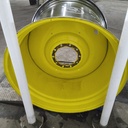 38"W x 46"D, John Deere Yellow 10-Hole Formed Plate , -4.38" Offset