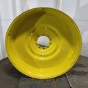 12"W x 54"D, John Deere Yellow 10-Hole Formed Plate , -9.25" Offset
