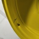 12"W x 54"D, John Deere Yellow 10-Hole Formed Plate , -9.25" Offset