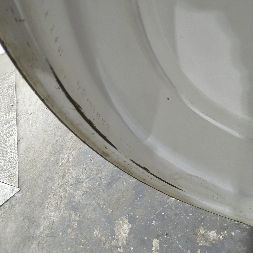 16"W x 46"D, Ford / New Holland White 10-Hole Formed Plate , -9.38" Offset