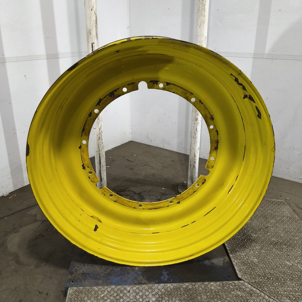 15"W x 50"D, John Deere Yellow 12-Hole Stub Disc , -3.12" Offset