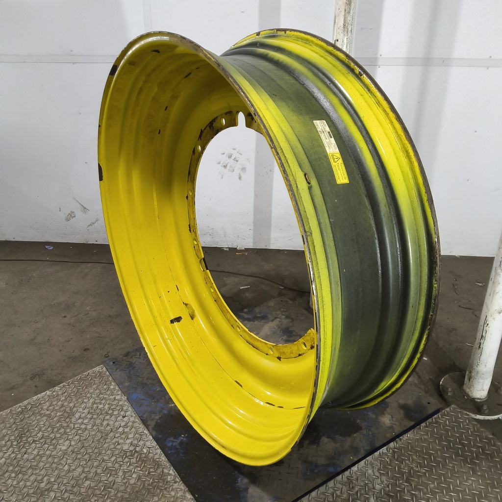 15"W x 50"D, John Deere Yellow 12-Hole Stub Disc , -3.12" Offset