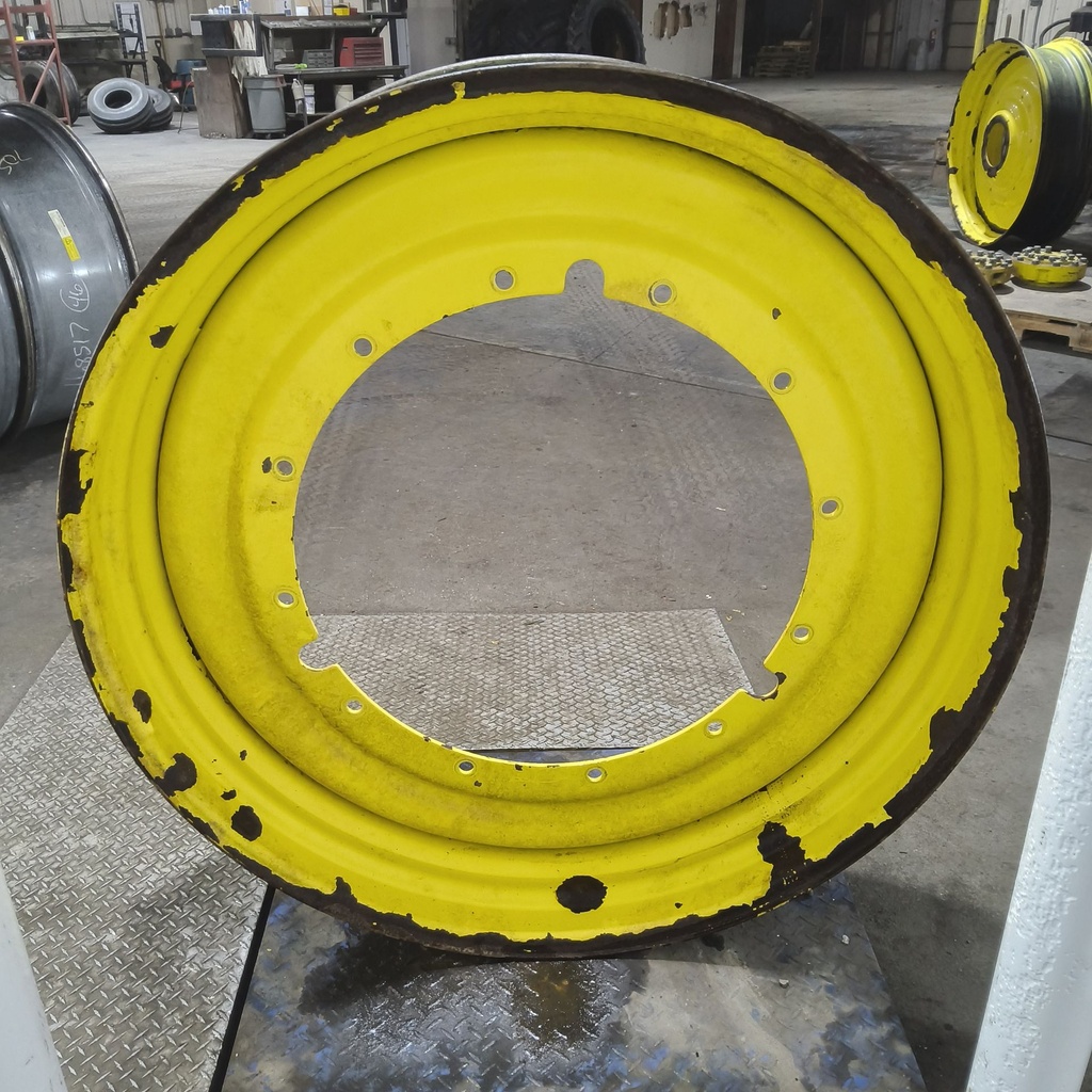 15"W x 50"D, John Deere Yellow 12-Hole Stub Disc , -3.12" Offset