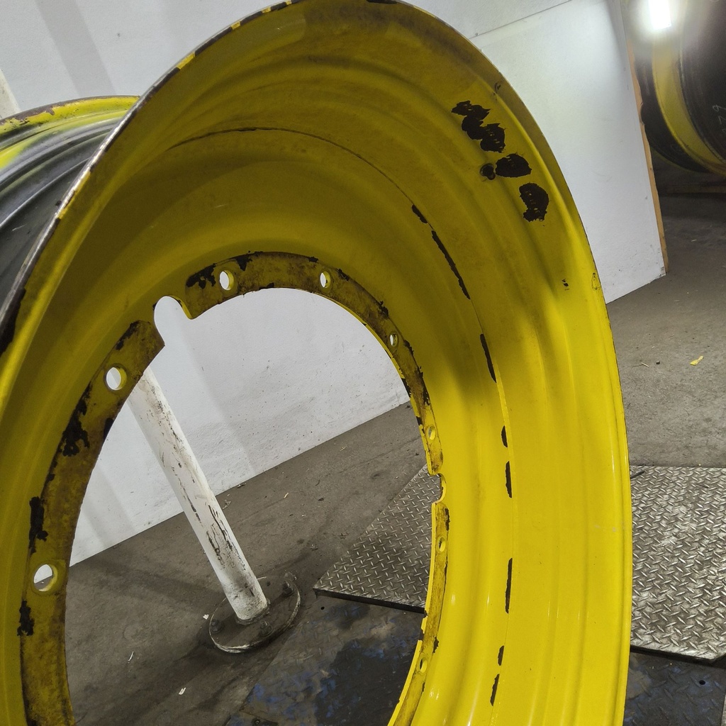 15"W x 50"D, John Deere Yellow 12-Hole Stub Disc , -3.12" Offset