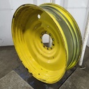 15"W x 50"D, John Deere Yellow 10-Hole Formed Plate , -6.62" Offset