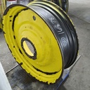 15"W x 50"D, John Deere Yellow 10-Hole Formed Plate , -6.62" Offset