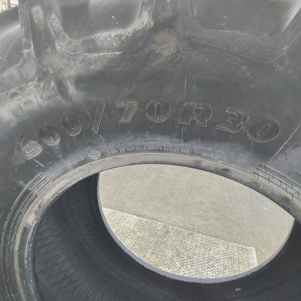 600/70R30 Goodyear Farm DT824 Optitrac R-1W 152B 90%