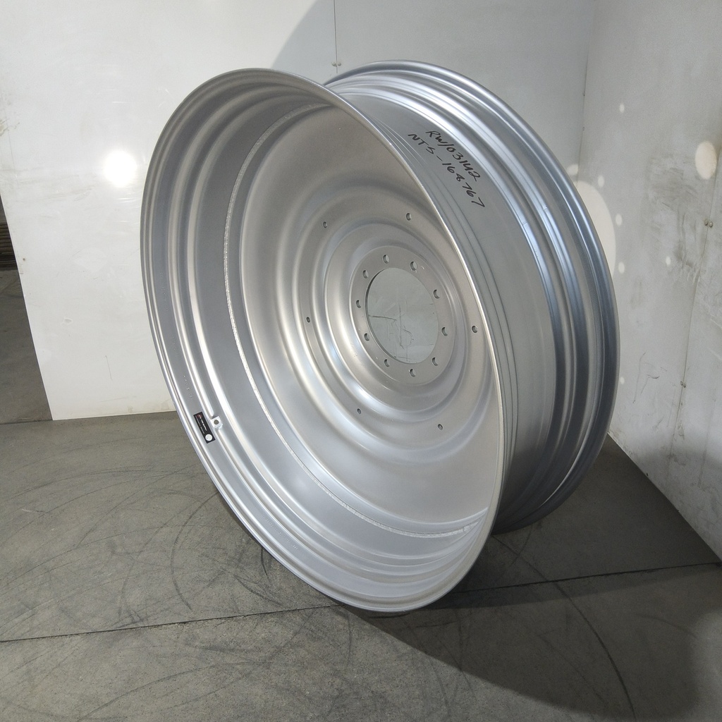 15"W x 50"D, Case IH Silver Mist 10-Hole Formed Plate , -9.25" Offset