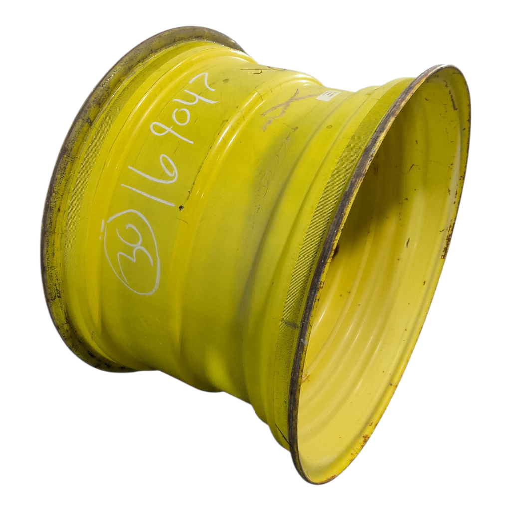 20"W x 30"D, John Deere Yellow 12-Hole Formed Plate , 1.06" Offset