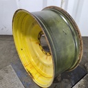 16"W x 38"D, John Deere Yellow 10-Hole Formed Plate , -3.38" Offset