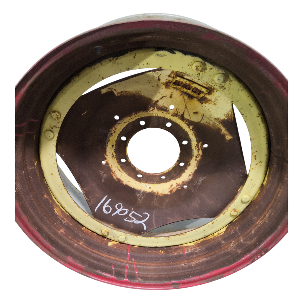 8-Hole Stub Disc (groups of 2 bolts) Center for 38"-54" Rim, John Deere Yellow