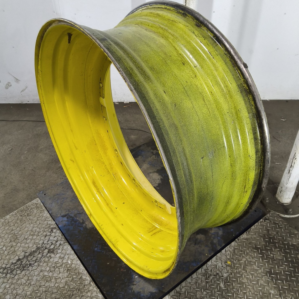 16"W x 42"D, John Deere Yellow 12-Hole Stub Disc , -3.12" Offset