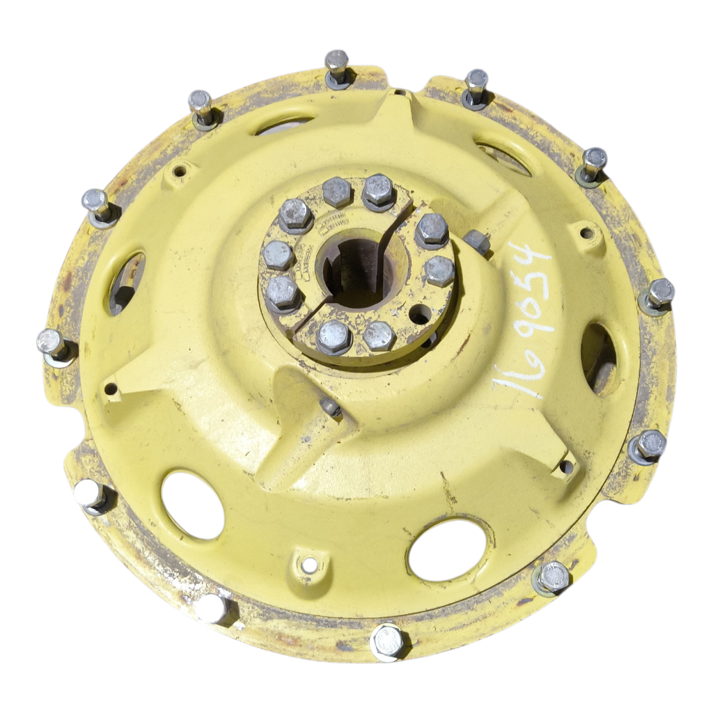 Cast Style Center for 38"-54" Rim, John Deere Yellow