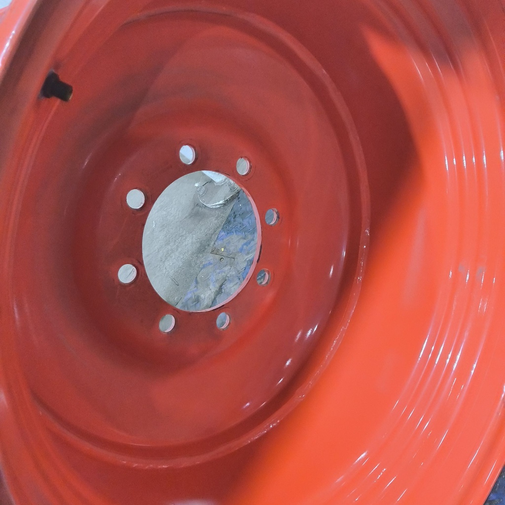 23"W x 30"D, Fendt/Agco Red 8-Hole Formed Plate , -2.31" Offset