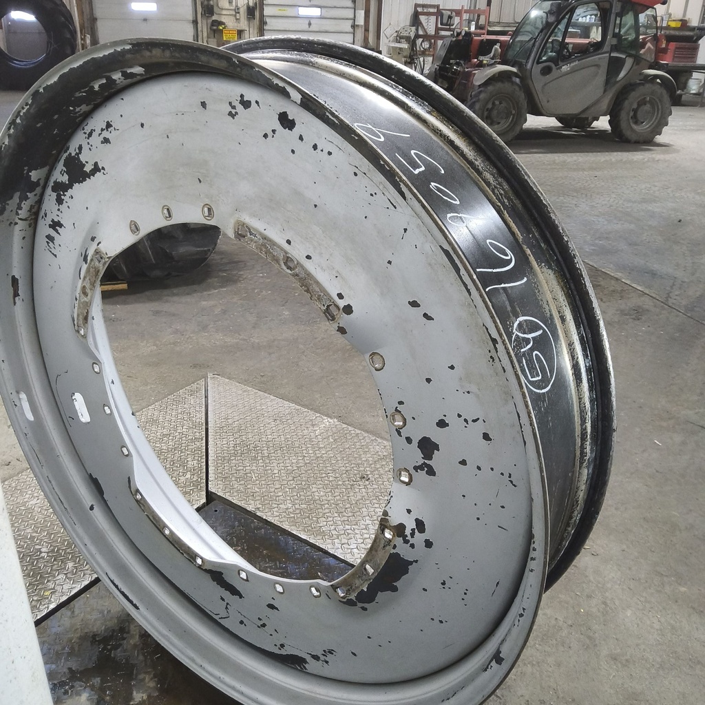 12"W x 54"D, Case IH Silver Mist 12-Hole Waffle Wheel (Groups of 3 bolts)