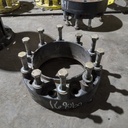 10 to 10-Hole 5"L Hub Extension, Black