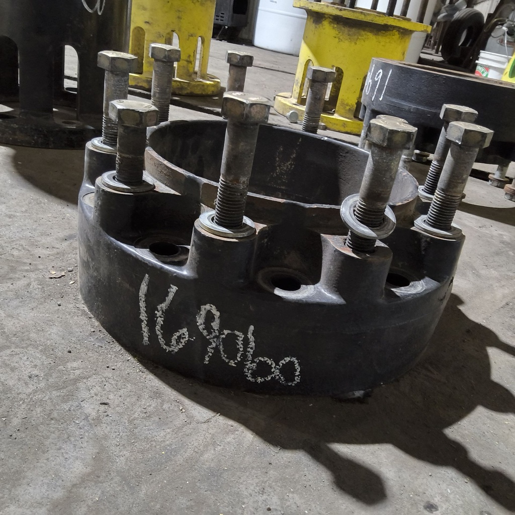 10 to 10-Hole 5"L Hub Extension, Black