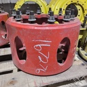 10 to 12-Hole 13.5"L FWD Spacer, Fendt/Agco Red