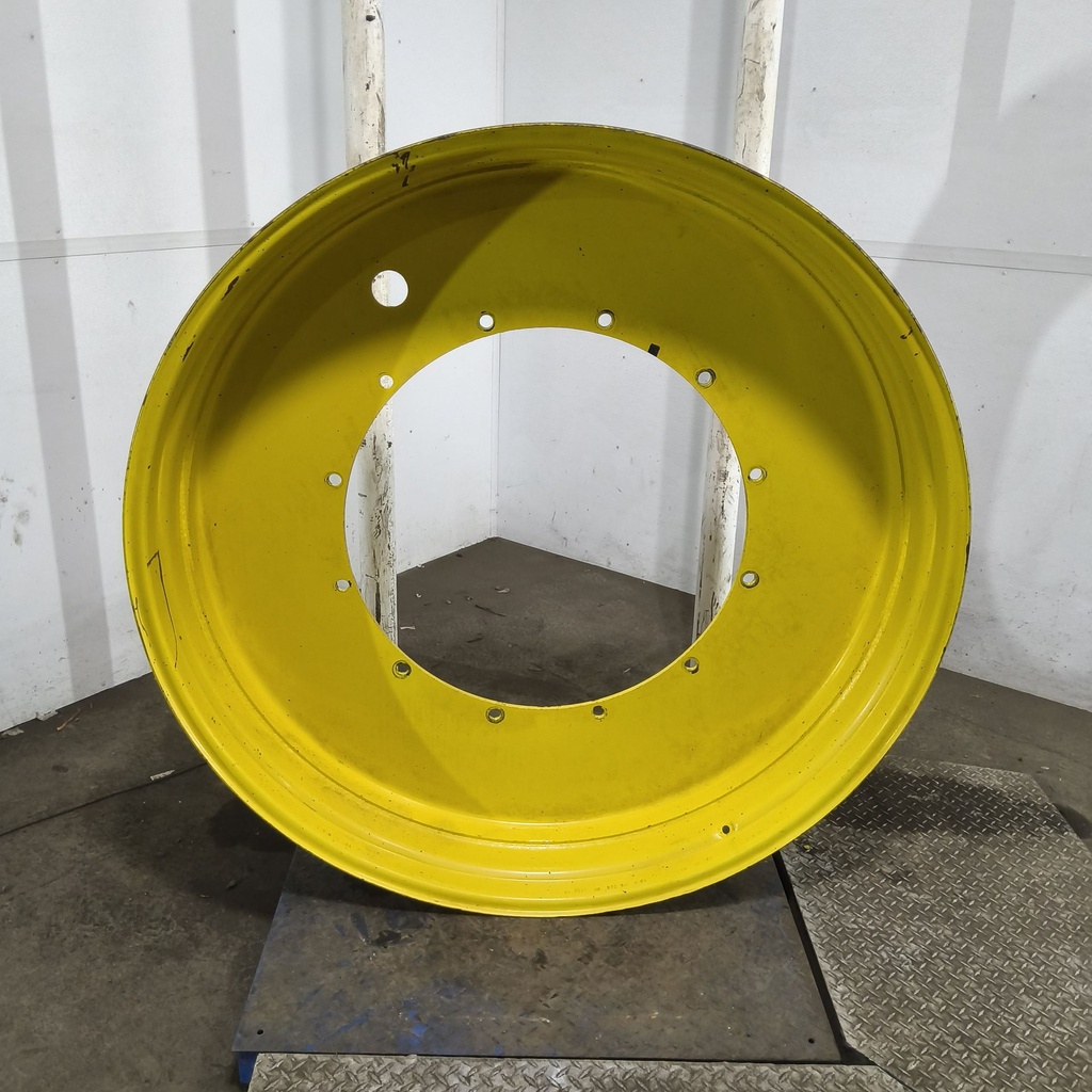 10"W x 54"D, John Deere Yellow 12-Hole Stub Disc , -3.38" Offset