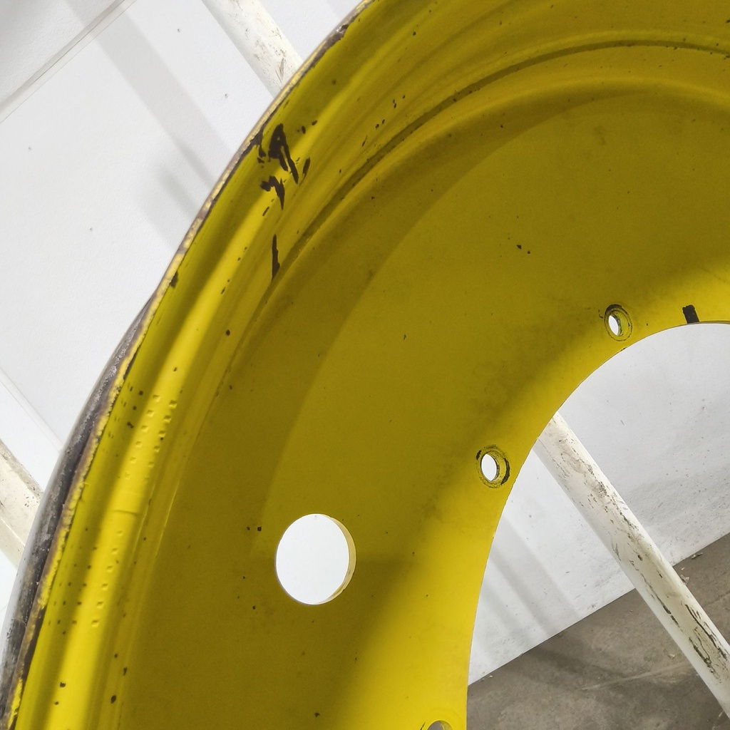 10"W x 54"D, John Deere Yellow 12-Hole Stub Disc , -3.38" Offset