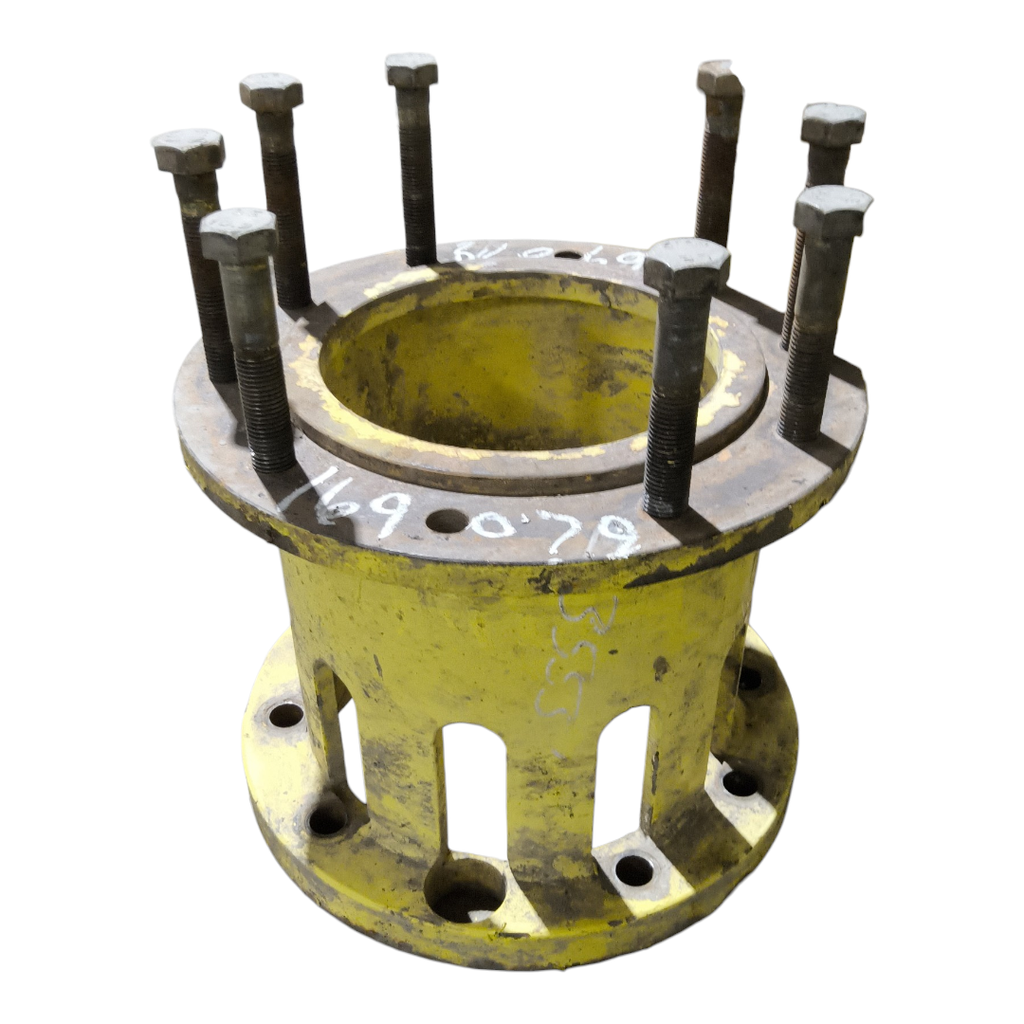10 to 10-Hole 12"L Hub Extension, John Deere Yellow