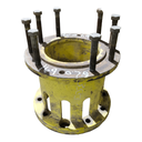 10 to 10-Hole 12"L Hub Extension, John Deere Yellow