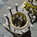 10 to 10-Hole 12"L Hub Extension, John Deere Yellow