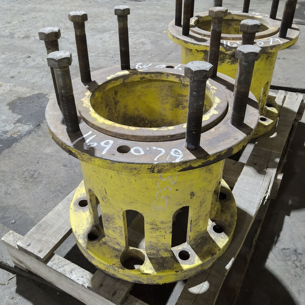 10 to 10-Hole 12"L Hub Extension, John Deere Yellow