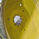 20"W x 46"D, John Deere Yellow 10-Hole Formed Plate , -11.5" Offset