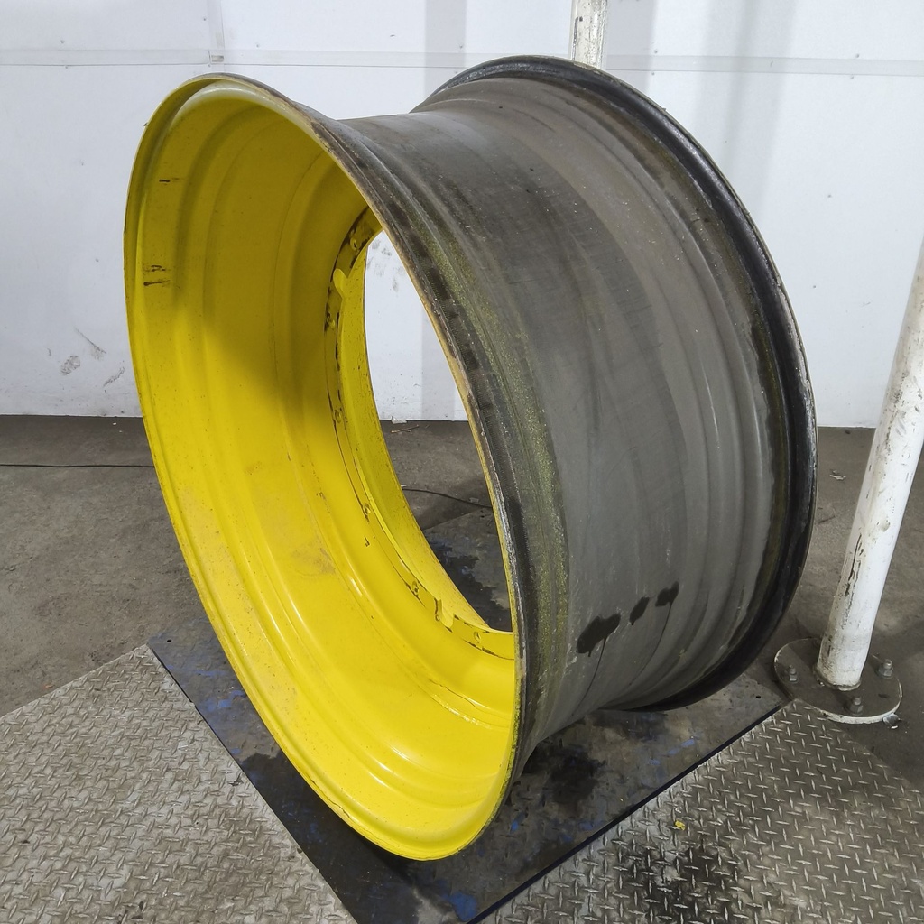 20"W x 46"D, John Deere Yellow 12-Hole Stub Disc , -3.44" Offset