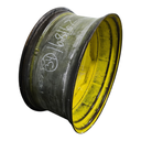 15"W x 34"D, John Deere Yellow 12-Hole Waffle Wheel (Groups of 3 bolts)