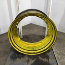 15"W x 34"D, John Deere Yellow 12-Hole Waffle Wheel (Groups of 3 bolts)