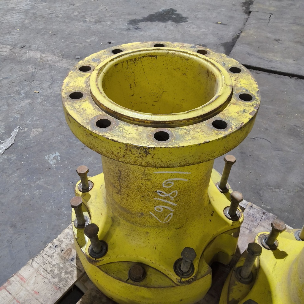 12 to 10-Hole 22"L FWD Spacer(2-PC OE Style), John Deere Yellow